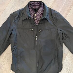 Massimo Dutti men’s coat with built in waistcoat